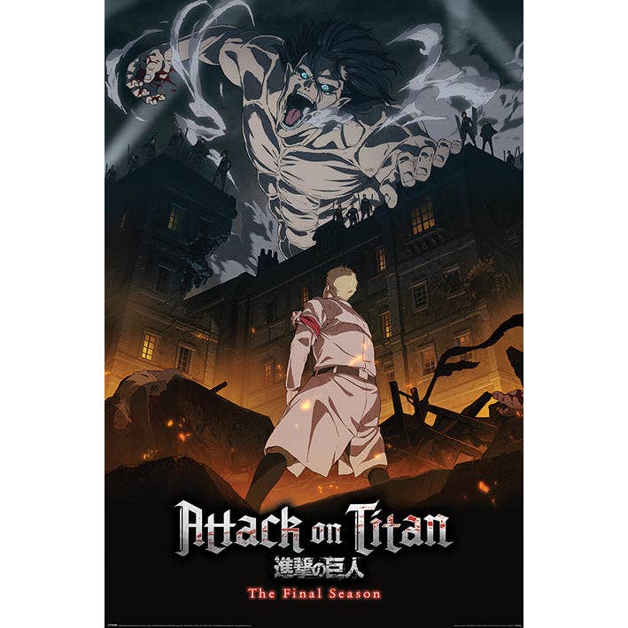 Attack on Titan Season 4 Eren Onslaught Poster - 61 x 91.5 cm