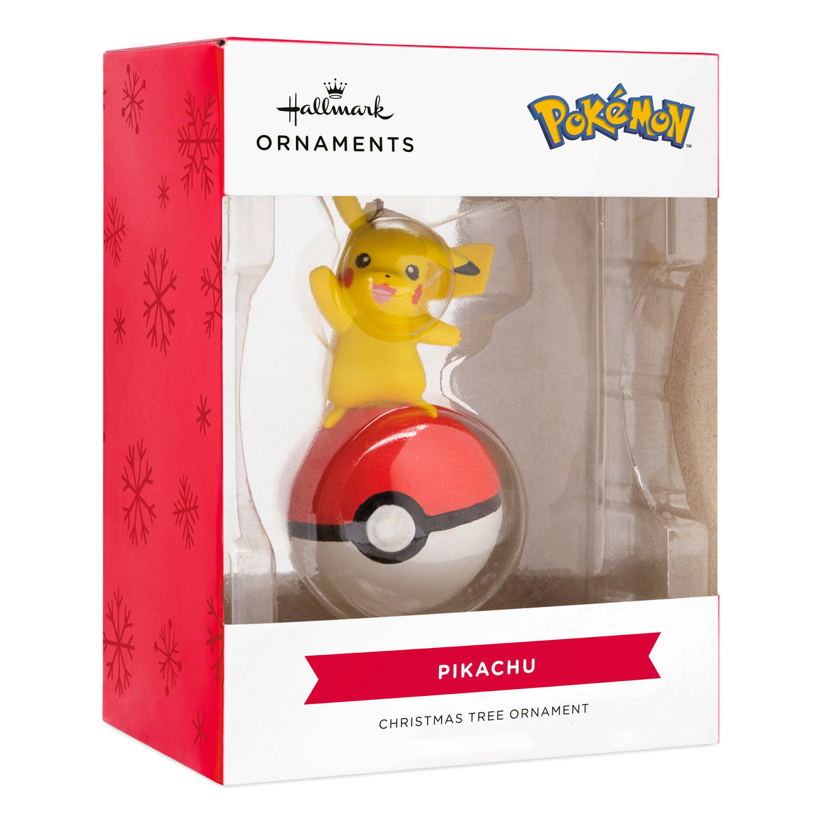Pokémon Pikachu on Poké Ball Christmas Tree Ornament