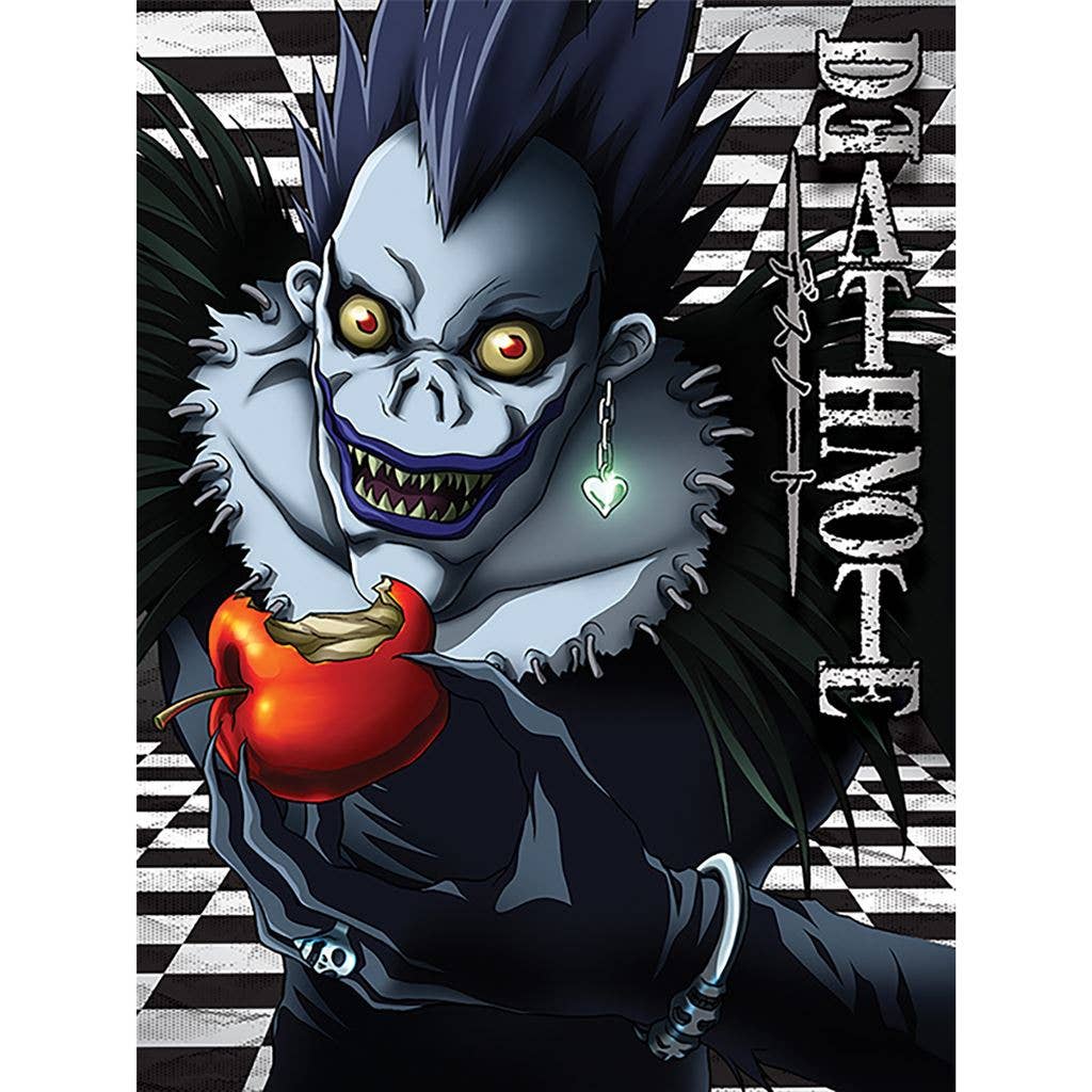 Death Note Ryuk Checkered Canvas Wall Art - 60 x 80 cm