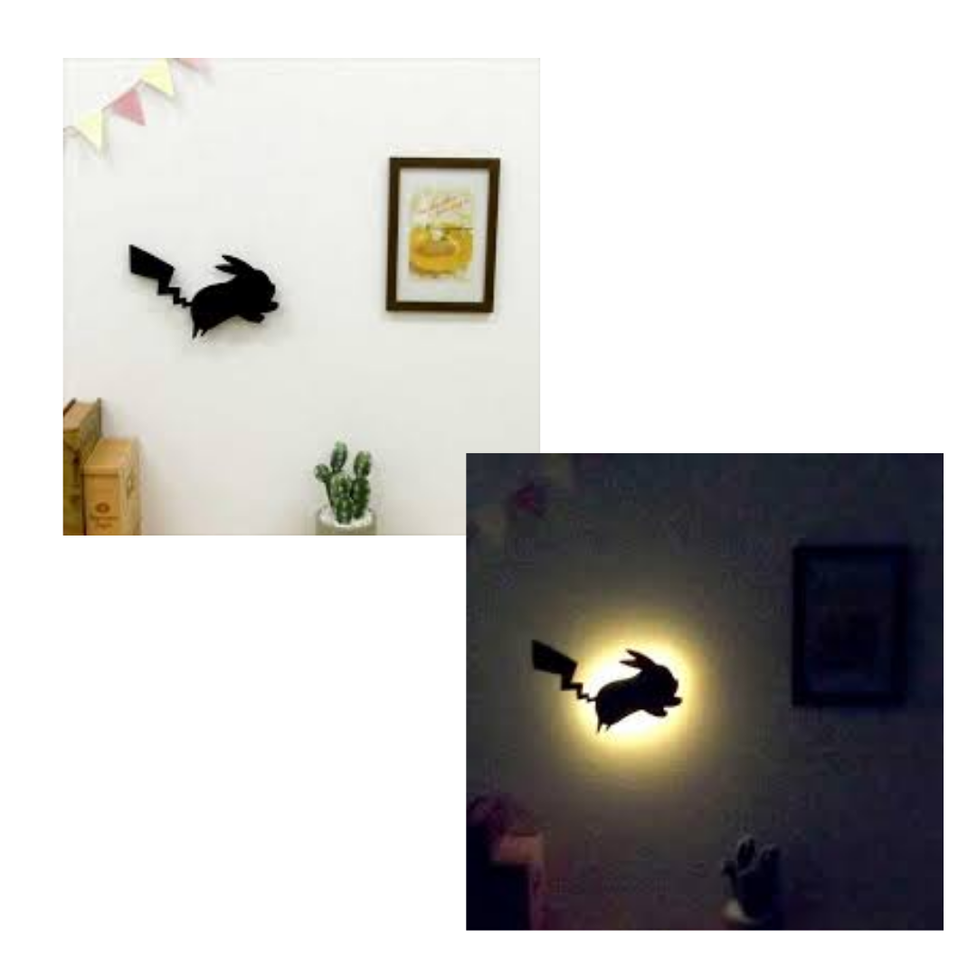 Pokémon Pikachu LED Wall Light - Nintendo Licensed