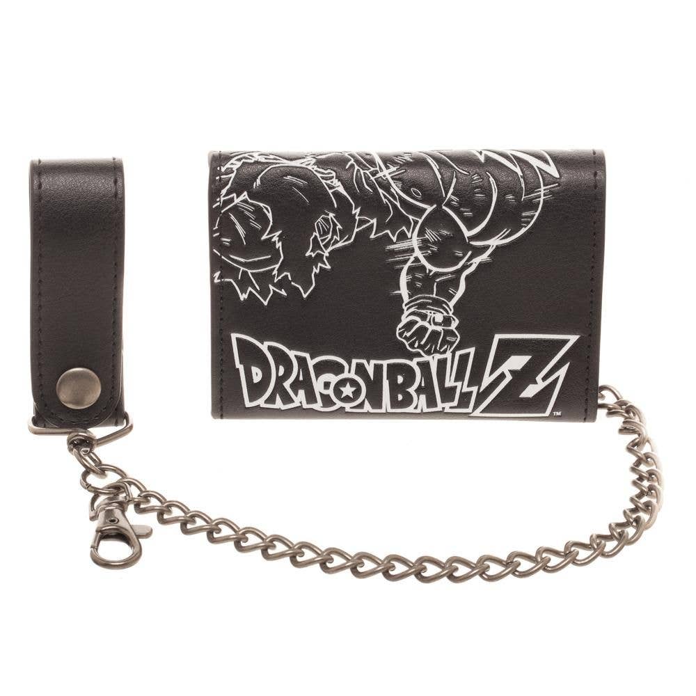 Dragon Ball Z Goku Wallet with Chain, One Size