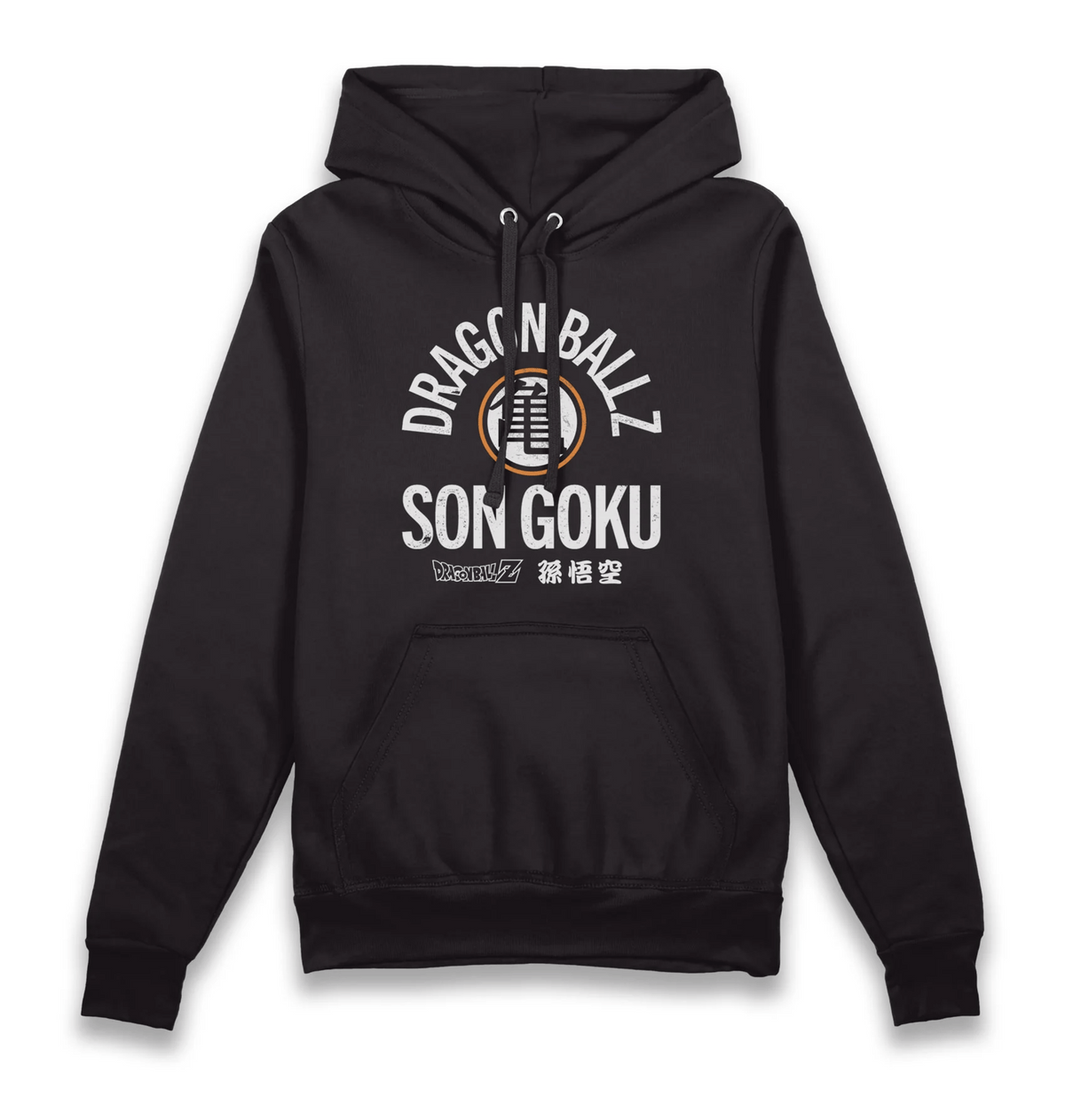 Dragon Ball Z Goku Kanji Adult Hoodie – Black