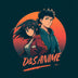 Anime-style graphic featuring two illustrated characters standing back-to-back in front of a large orange-red sun on a dark teal background, with the text 'D&S ANIME' below.
