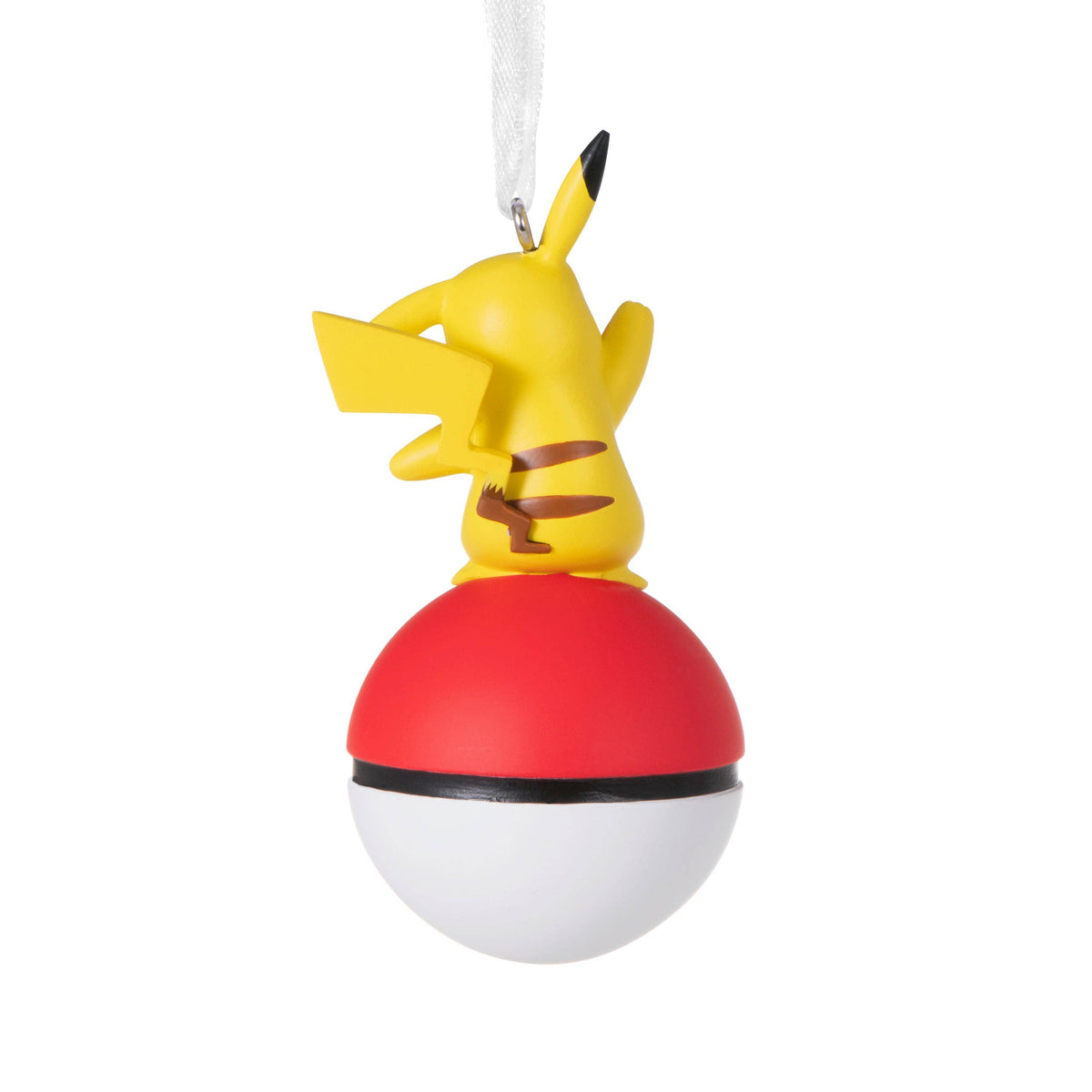 Pokémon Pikachu on Poké Ball Christmas Tree Ornament