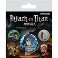 Attack on Titan Season 4 5-Piece Badge Set