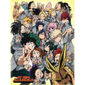 My Hero Academia Season 2 “School Class Selfie” Canvas Wall Art, 30 × 40 cm