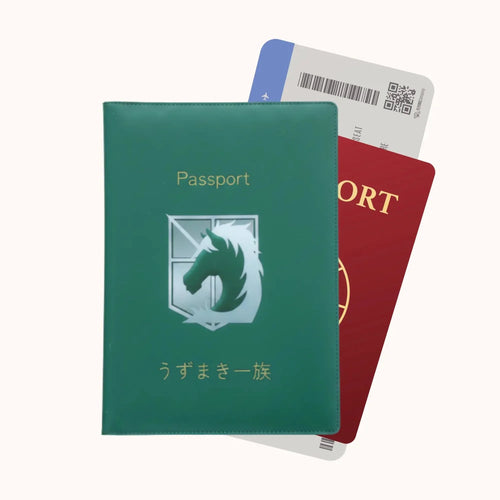 Attack on Titan Military Police Brigade Passport Cover – Green