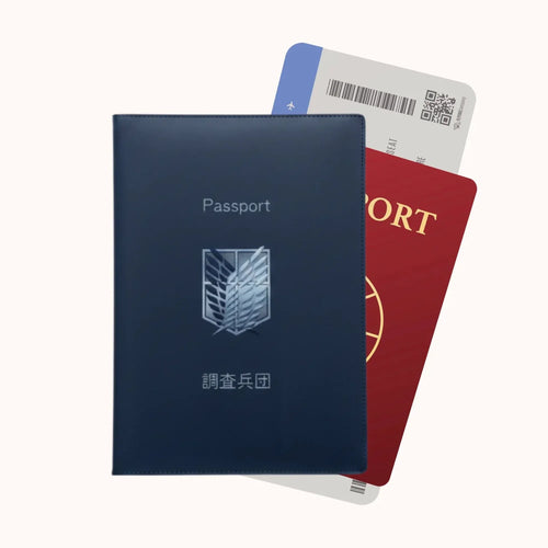 Attack on Titan Survey Corps Passport Cover – Blue