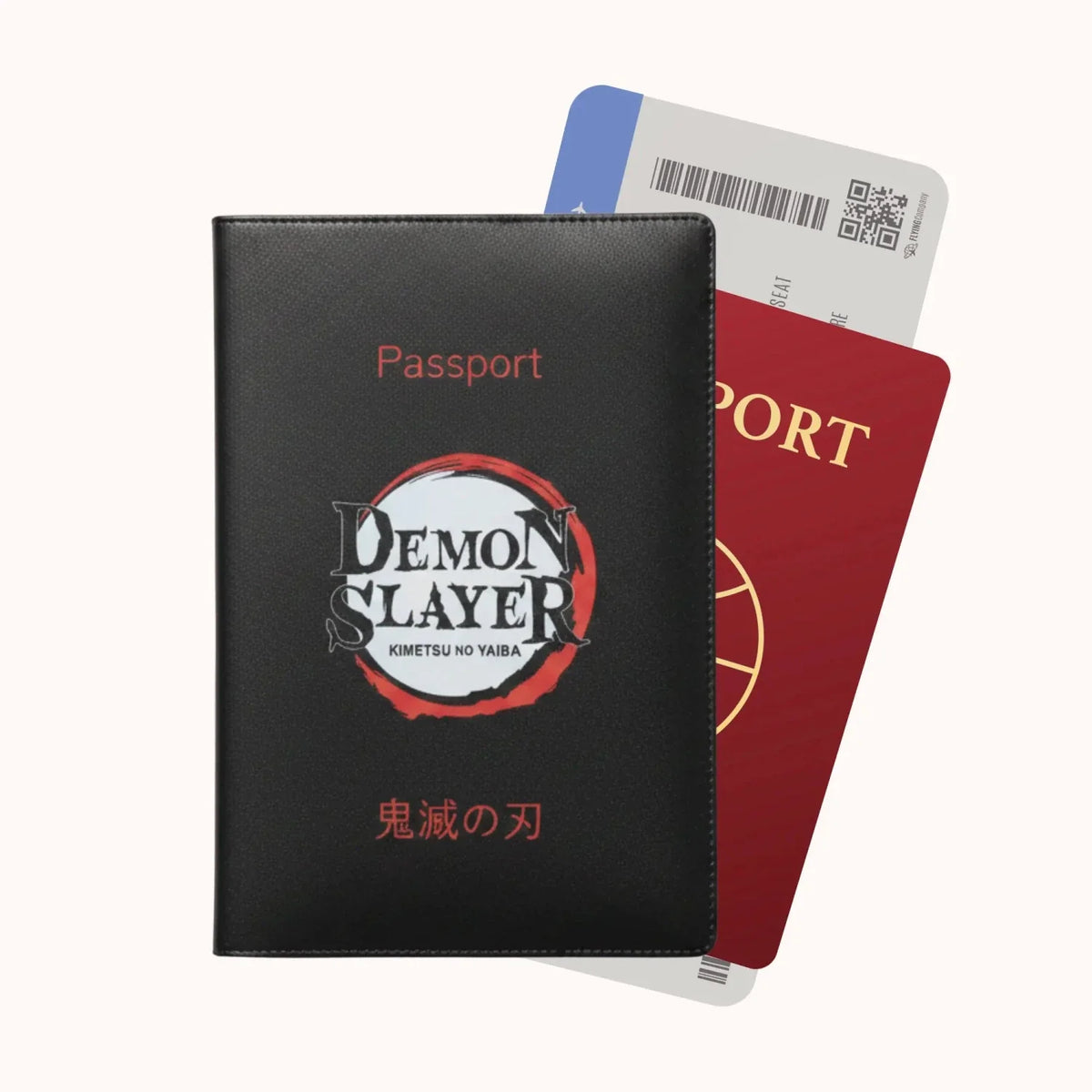 Demon Slayer LooseFit Passport Cover – Black