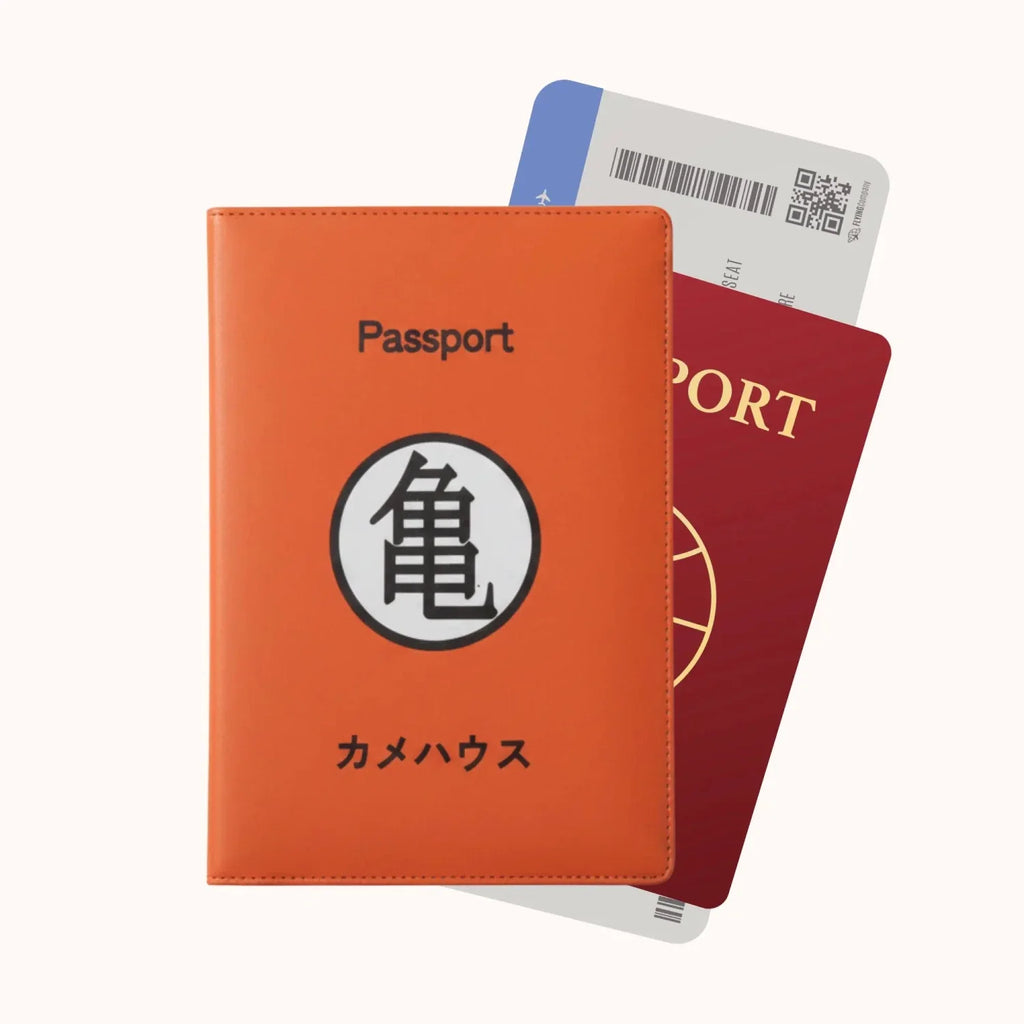 Dragon Ball Z Kame House Passport Cover – Orange