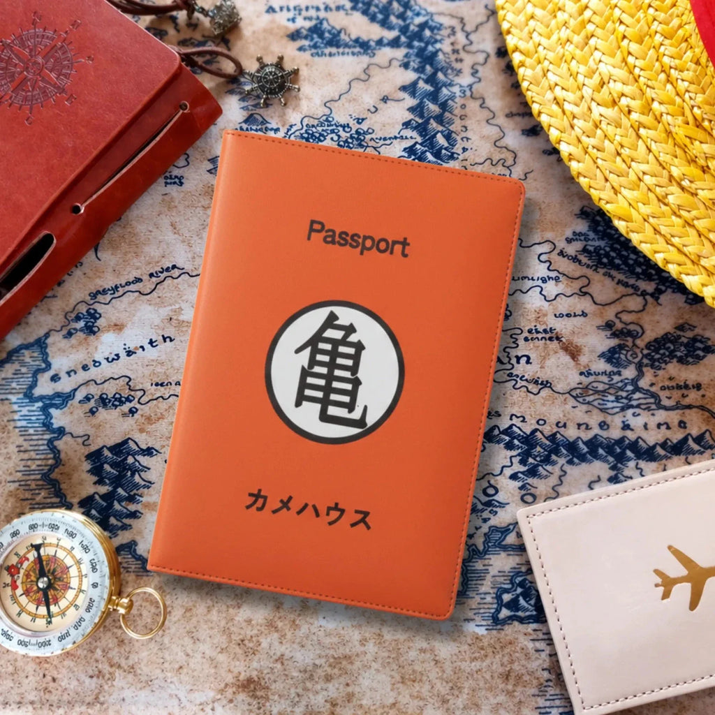 Dragon Ball Z Kame House Passport Cover – Orange