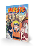 Naruto Hidden Leaf Village Wood Print Wall Art