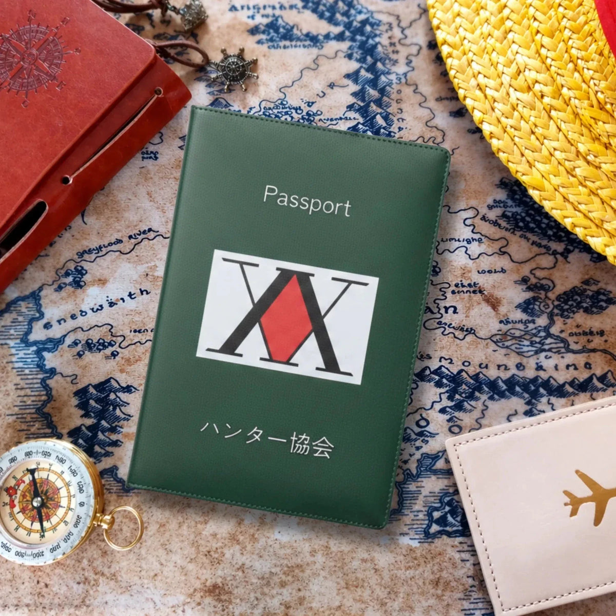 Hunter × Hunter Hunter Association Passport Cover – Green