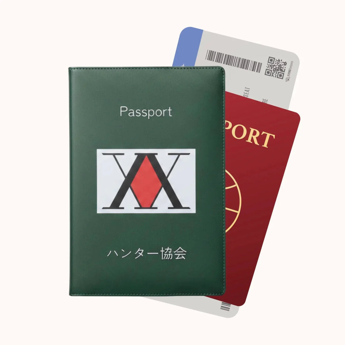 Hunter × Hunter Hunter Association Passport Cover – Green