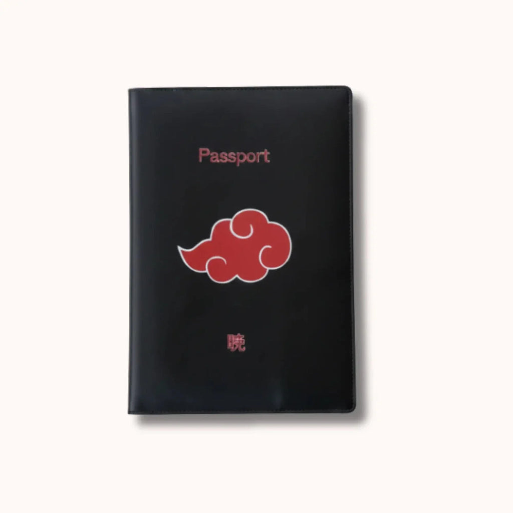 Naruto Akatsuki Passport Cover – Black