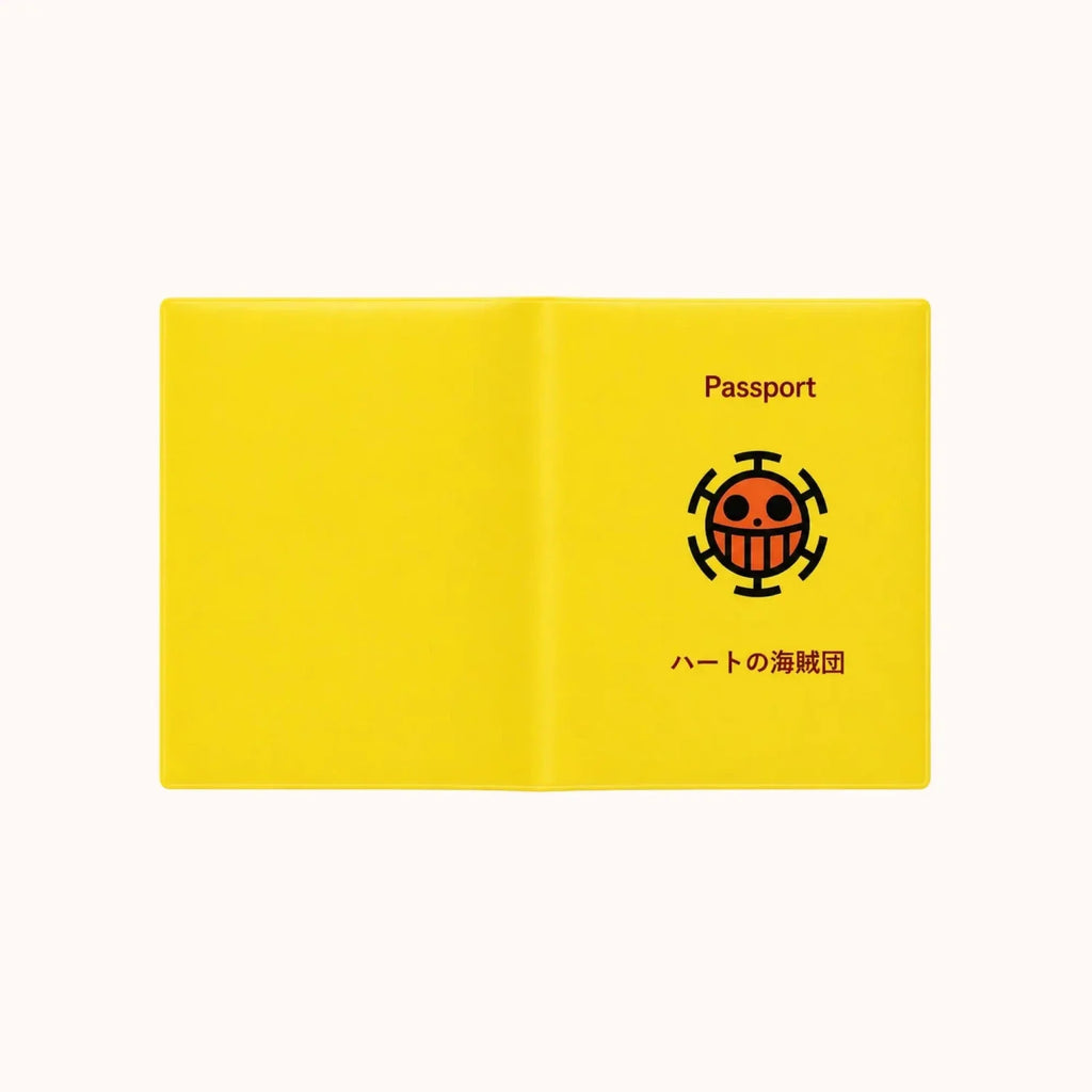 One Piece Heart Pirates Passport Cover – Yellow