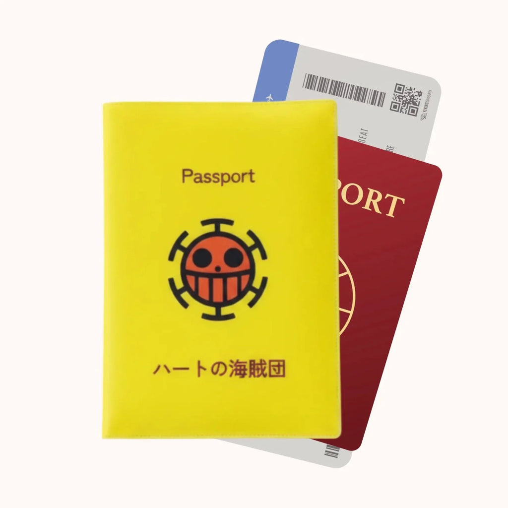 One Piece Heart Pirates Passport Cover – Yellow