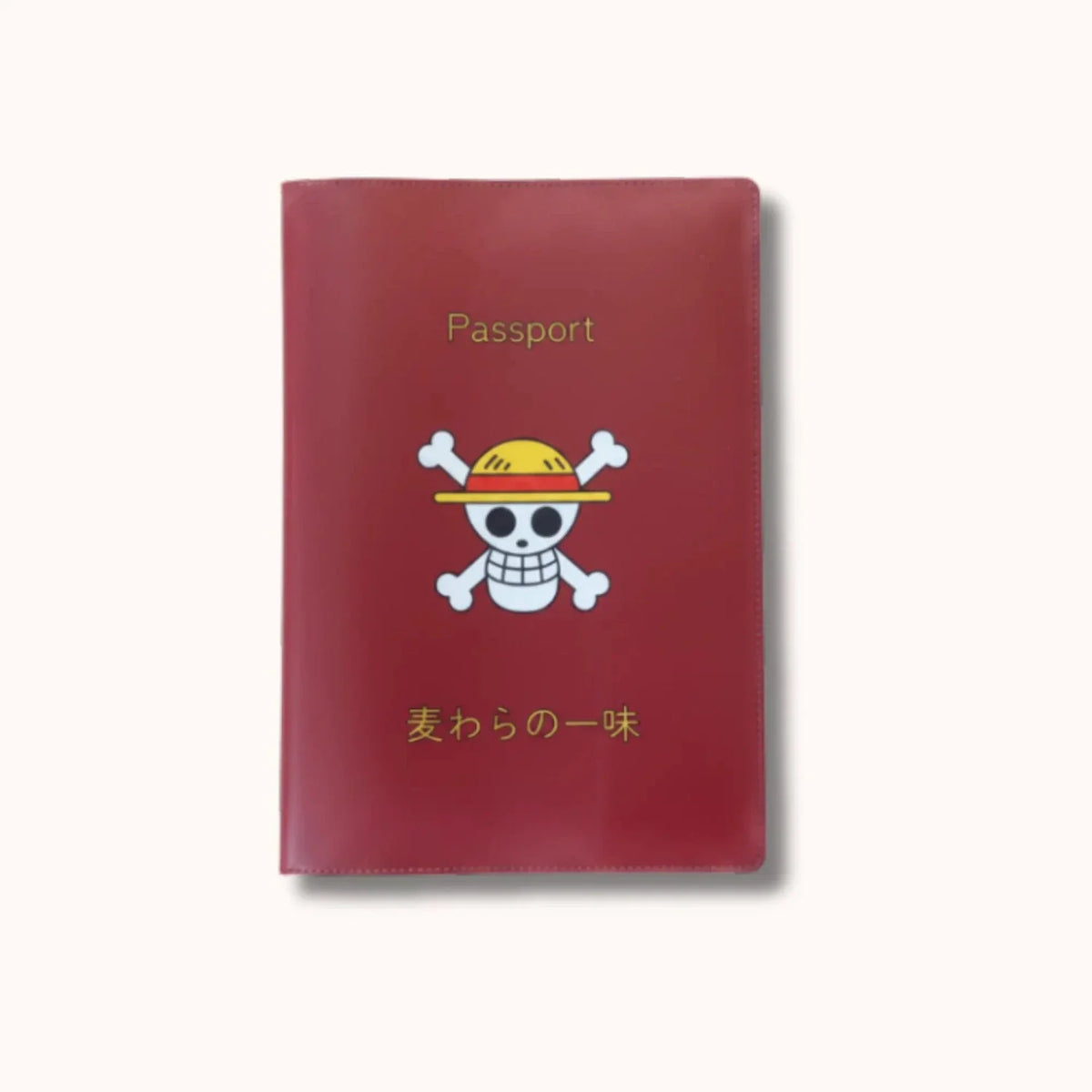 One Piece Straw Hat Pirates Passport Cover – Red