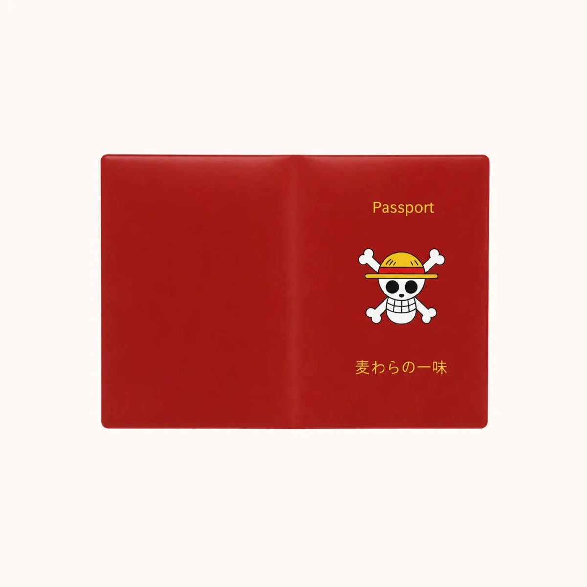 One Piece Straw Hat Pirates Passport Cover – Red
