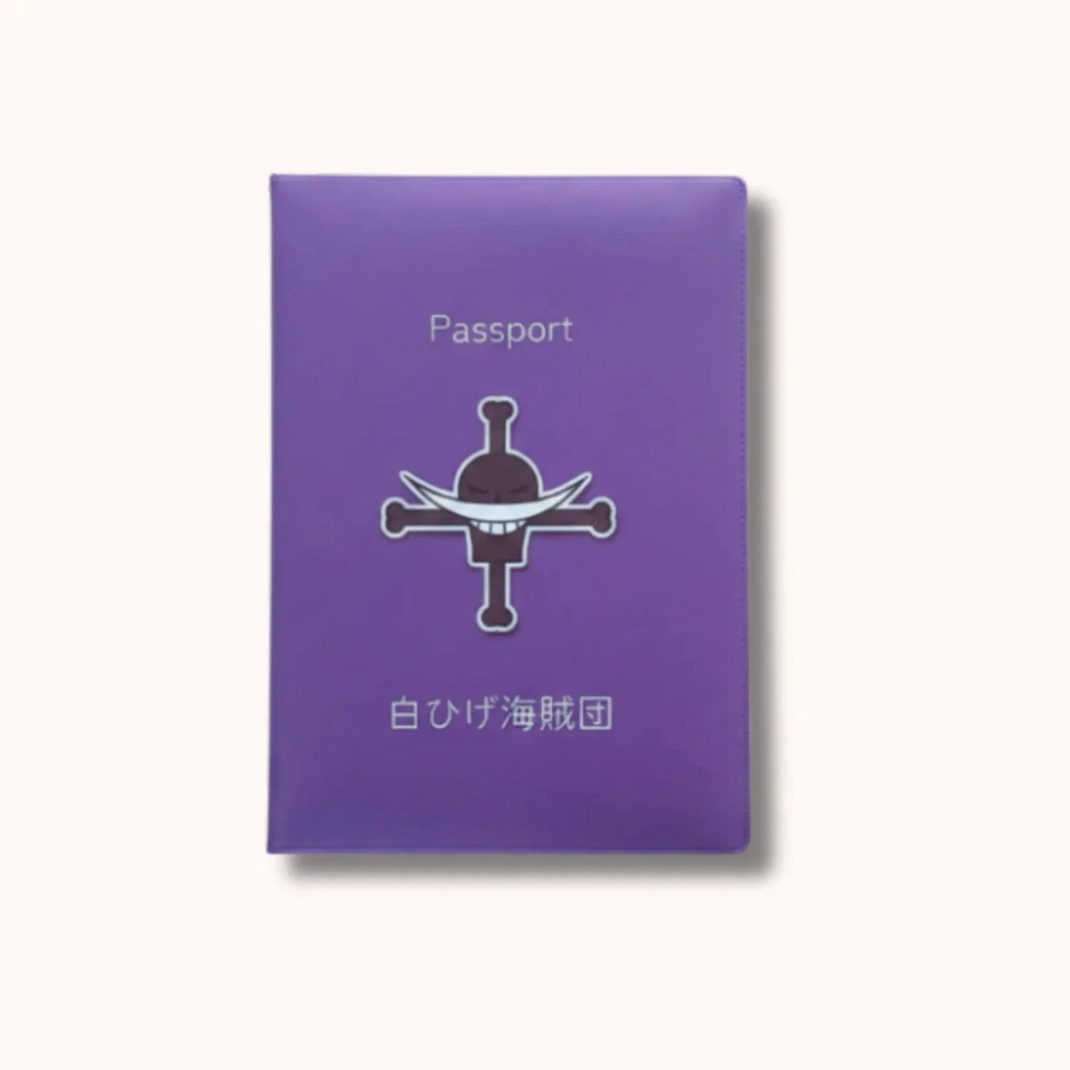One Piece Whitebeard Pirates Passport Cover – Purple