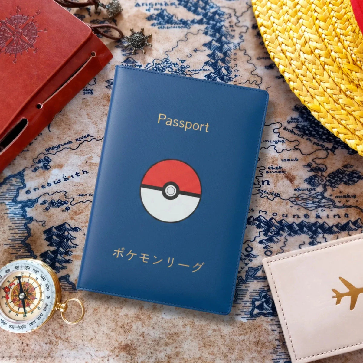 Pokémon LooseFit Passport Cover – Blue
